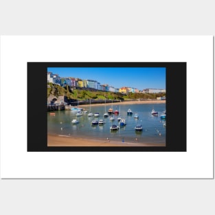 Tenby Harbour, Pembrokeshire Posters and Art